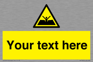 Custom Warning quicksand mud or silt